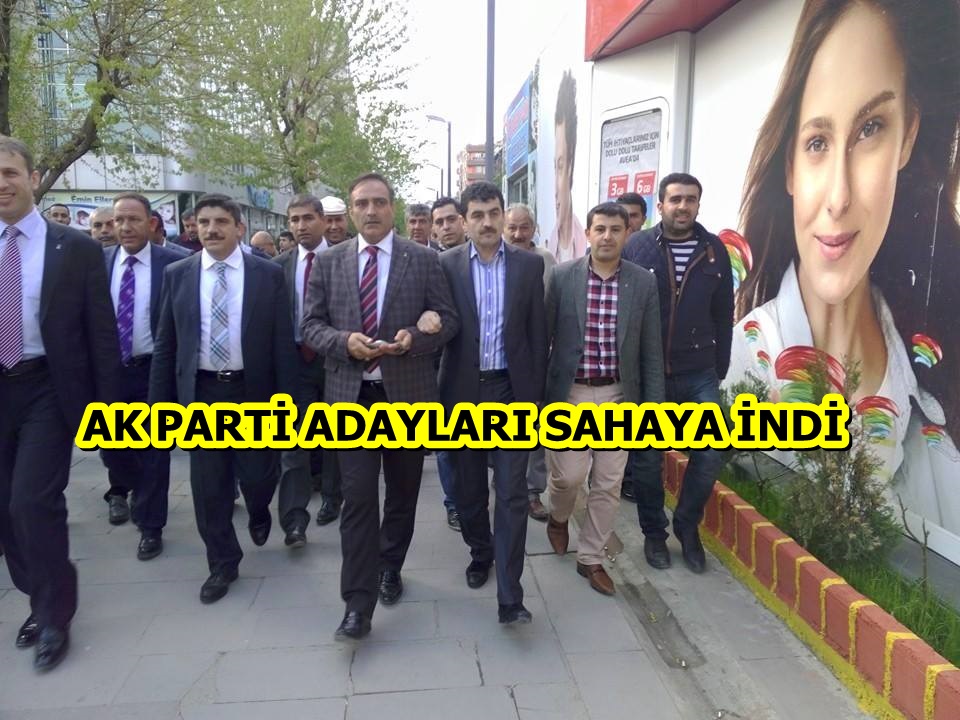 Ak Parti Adayları Sahaya İndi