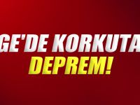 Ege'de 4.3 büyüklüğündeki deprem korkuttu!